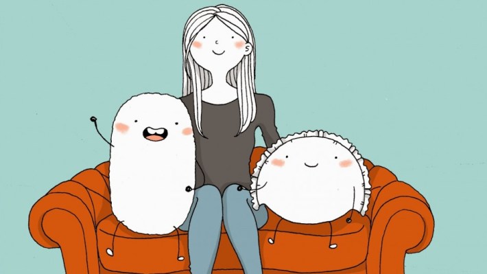 El sueño de Ana Oncina se ha convertido en realidad: acaba de publicar su primer libro, 'Croqueta y Empanadilla' (Ediciones La Cúpula). / Ana Oncina